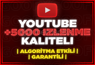⭐[GARANTİLİ] YOUTUBE 5000 GERÇEK İZLENME⭐