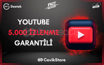 ⭐[GARANTİLİ] YouTube 5.000 İZLENME⭐