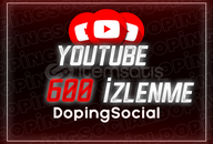 ⭐[GARANTİLİ] YOUTUBE 600 GERÇEK İZLENME⭐