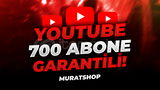 ⭐[GARANTİLİ] YOUTUBE 700 ABONE + GERÇEK ABONE⭐