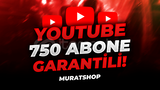 ⭐[GARANTİLİ] YOUTUBE 750 ABONE + GERÇEK ABONE⭐