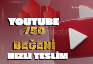 (GARANTİLİ)YOUTUBE 750 BEĞENİ