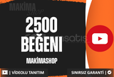 ⭐[GARANTİLİ] YOUTUBE 2500 GERÇEK BEĞENİ⭐