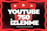 ⭐[GARANTİLİ] YOUTUBE 750 İZLENME⭐