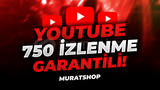 ⭐[GARANTİLİ] YOUTUBE 750 İZLENME + OTOMATİK⭐