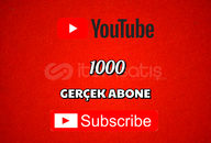 ⭐[GARANTİLİ] YOUTUBE 1000 GERÇEK ABONE