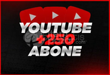 (GARANTİLİ) YOUTUBE KALİTELİ 250 ABONE