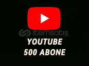 (GARANTİLİ) YOUTUBE KALİTELİ 500 ABONE