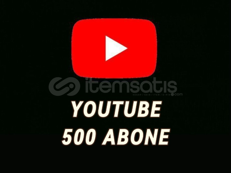 (GARANTİLİ) YOUTUBE KALİTELİ 500 ABONE (GARANTİLİ) YOUTUBE KALİTELİ 500 ABONE