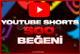 ⭐[GARANTİLİ] YOUTUBE SHORTŞ 500 GERÇEK BEĞENİ⭐
