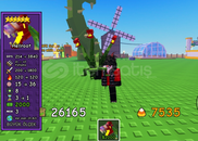 Garden tower Defanse fundal hellrot