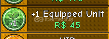 Garden Tower Defense +1 Equipped Unit