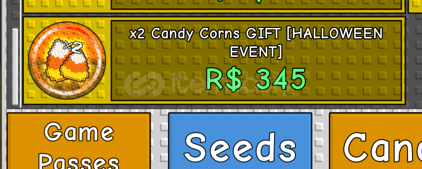 Garden Tower Defense x2 Candy Corns  Garden Tower Defense x2 Candy Corns