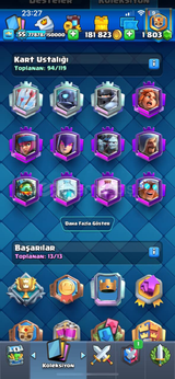 ⭐️Gazi Osman Paşa’nın CR Hesabı✨8800K✨119/119
