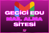 ⭐GEÇİCİ EDU MAİL ALMA SİTESİ⭐