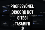 [ANİMASYONLU] DİSCORD BOT SİTESİ 