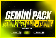 Gemini Paketi - Kişisel sınırsız limitsiz