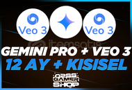Gemini Pro + Veo 3 – 12 Ay Kişisel +Garantili