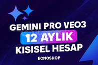 ⭐️ GEMİNİ PRO + VEO 3 | 12 AYLIK! ⭐️