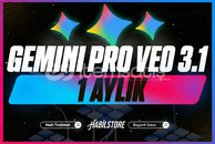 Gemini Pro Veo 3 AI 1 Aylık⭐KENDİ HESABINIZA⭐
