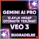 ✨ Gemini Pro Veo 3 AI ✨ 12 Aylık Premium Hesap