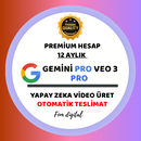 Gemini Pro + Veo 3 AI Video Aracı | 12 Ay 