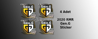 Gen.G Takımı RMR 2020 - 4'lü Sticker