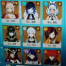 Genshin Ar60 30x5star 10x5star weapon