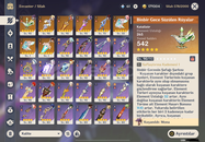 Genshin + Hsr hesap full + full bir arada