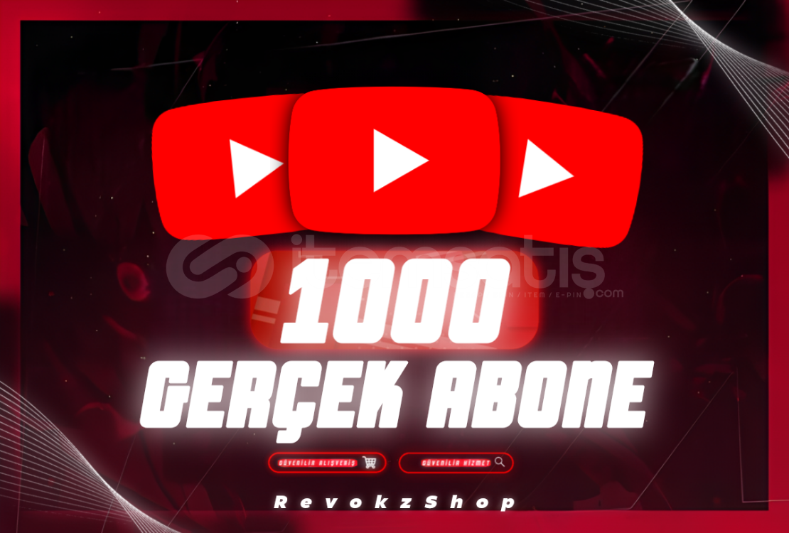 GERÇEK 1000'ABONE YOUTUBE KALİTE + HIZ GERÇEK 1000'ABONE YOUTUBE KALİTE + HIZ