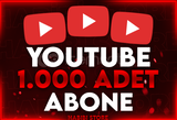 ⭐️ [Gerçek] 1.000 YouTube Abone