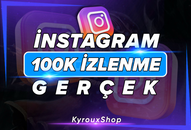 ⭐️ [GERÇEK] 100.000 İzlenme - İnstagram