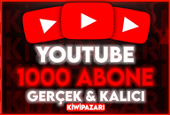 ⭐️ [GERÇEK + GARANTİLİ] YOUTUBE 1000 ABONE