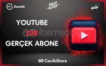 ⭐️[GERÇEK + GARANTİLİ] YOUTUBE 100 ABONE⭐️ 