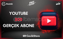⭐️[GERÇEK + GARANTİLİ] YOUTUBE 500 ABONE⭐️ 