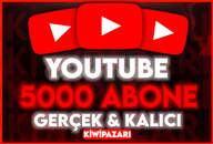 ⭐️ [GERÇEK + GARANTİLİ] YOUTUBE 5000 ABONE