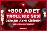 ⭐ GERÇEK KIZ SESİ PAKETİ (+800 SES - AYNI KİŞİ)