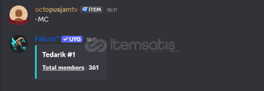 ⭐[GERÇEK KULLANICI] 350+ Üye Sunucu Satılık!!⭐