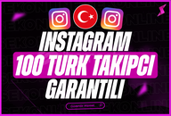 ⭐ TÜRK 100 TAKİPÇİ ⭐ [ FIRSAT ÜRÜNÜ ]
