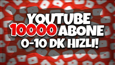 ⭐[GARANTİLİ] YouTube 10.000 Abone ⭐