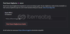 .gg/pk taç ile verilecektir 2 haneli url