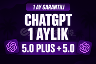 ⭐️GhatGPT Plus 5o & 5.0 Sorunsuz / Garantili ⭐️