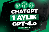 GhatGPT Plus 4o & 4.0 Sorunsuz / Oto Teslim