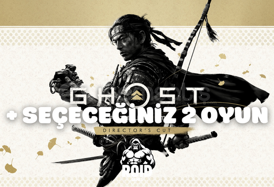 Ghost Of Tsushima + Seçeceğiniz 2 Oyun Ghost Of Tsushima + Seçeceğiniz 2 Oyun