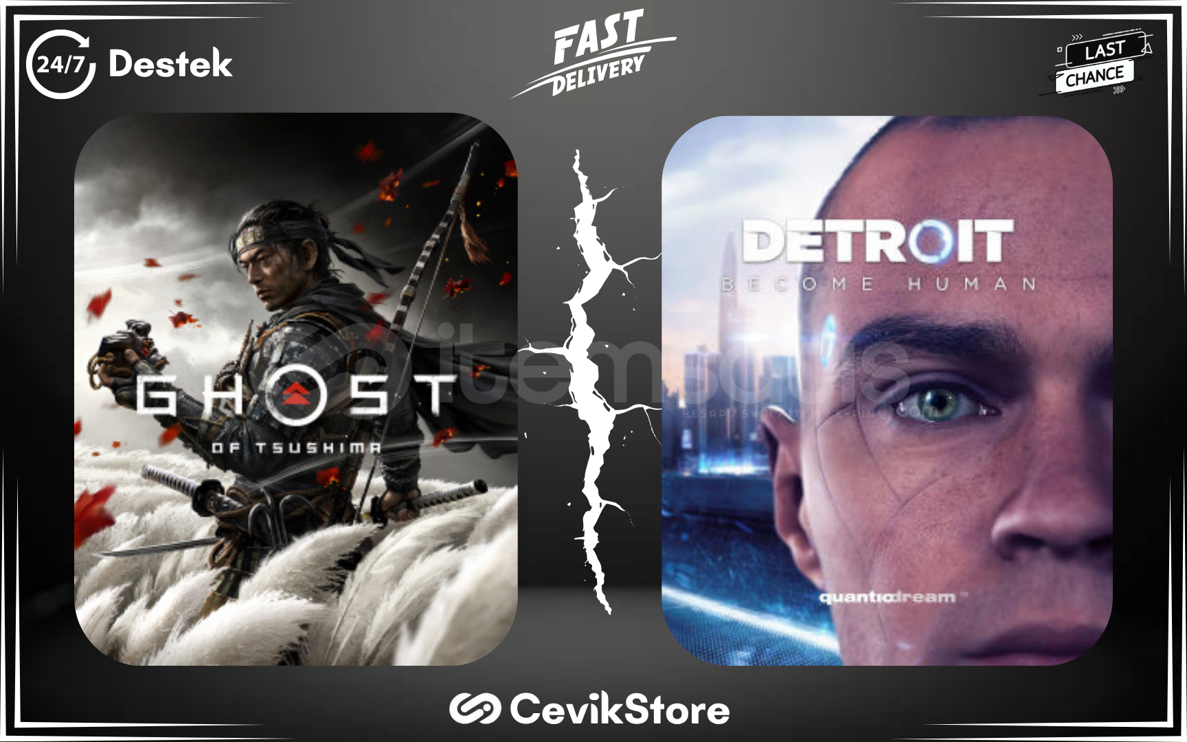⭐Ghost Of Tsushima + Detroit Become Human⭐ ⭐Ghost Of Tsushima + Detroit Become Human⭐