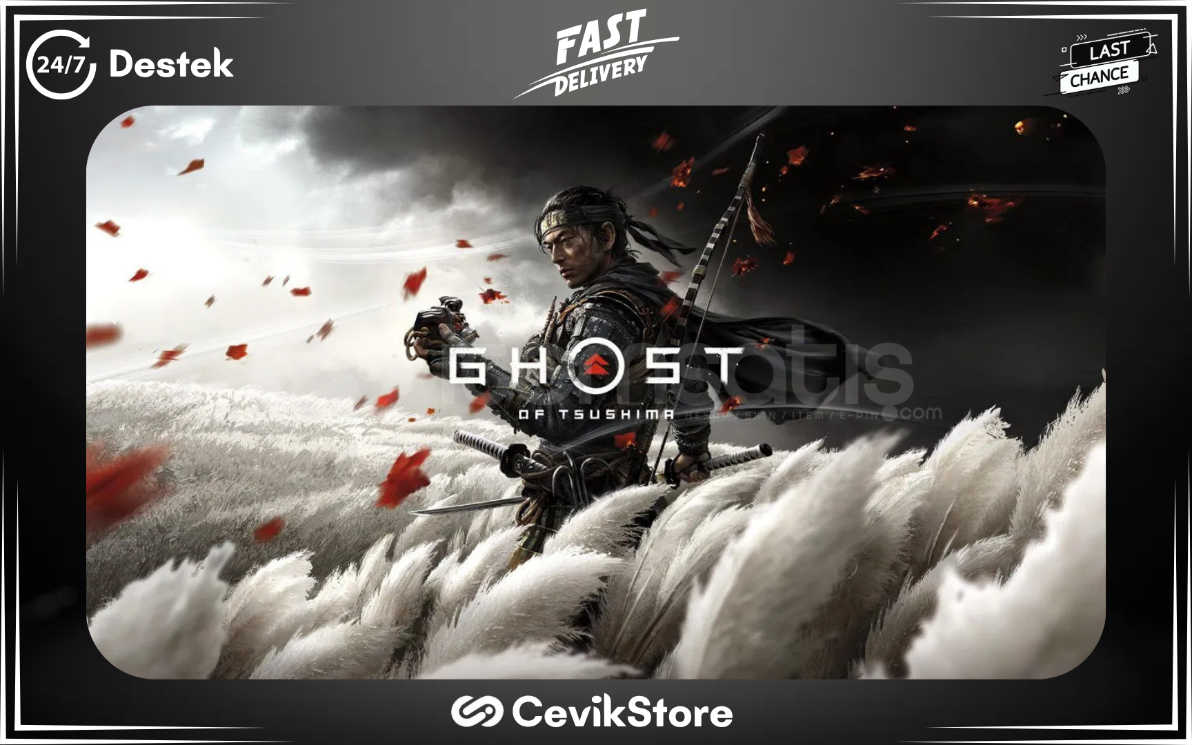 ⭐Ghost of Tsushima + Garanti⭐ ⭐Ghost of Tsushima + Garanti⭐