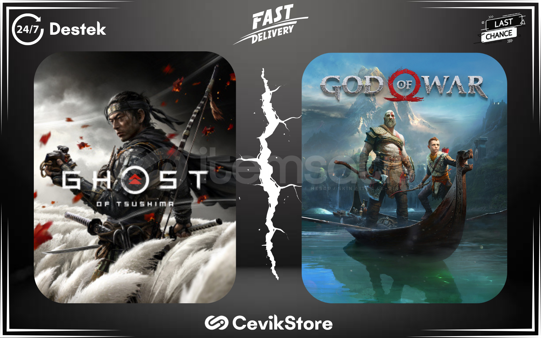 ⭐Ghost Of Tsushima + God Of War⭐ ⭐Ghost Of Tsushima + God Of War⭐