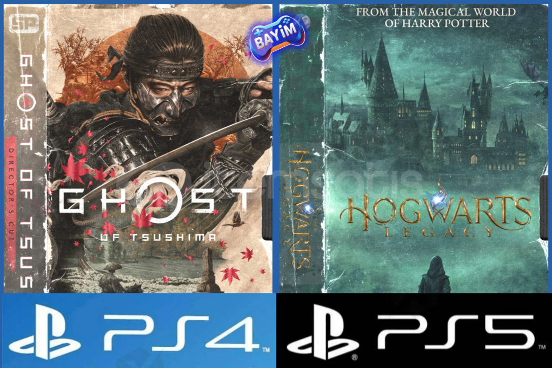 Ghost of Tsushima & Hogwarts Legacy PS4/PS5 Ghost of Tsushima & Hogwarts Legacy PS4/PS5