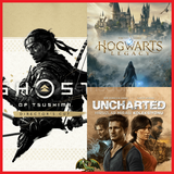 Ghost of Tsushima + Hogwarts + Uncharted