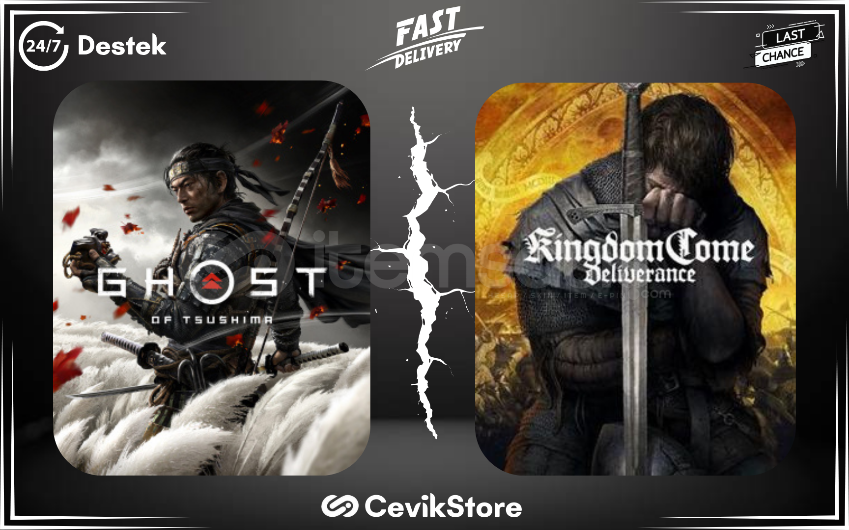 ⭐Ghost Of Tsushima + Kingdom Come Deliverance⭐ ⭐Ghost Of Tsushima + Kingdom Come Deliverance⭐